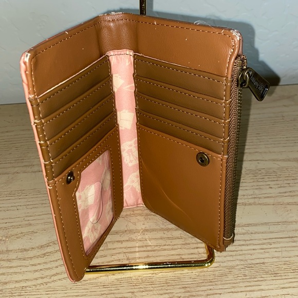 Loungefly Star Wars The Child Brown Zip Wallet - 'Wait For Me' - Picture 4 of 9